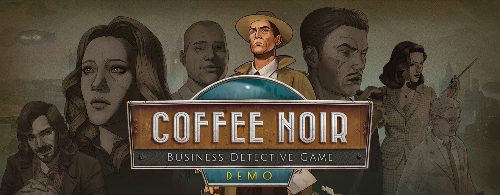 Coffee Noir - Business Detective Game DEMO
